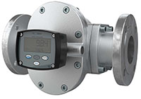 3 to 4" Flanged Oval Gear Flowmeters with LCD Display & Pulse Output