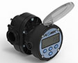1/2 to 2" Threaded Oval Gear Flowmeters with LCD Display & 4-20 mA Output